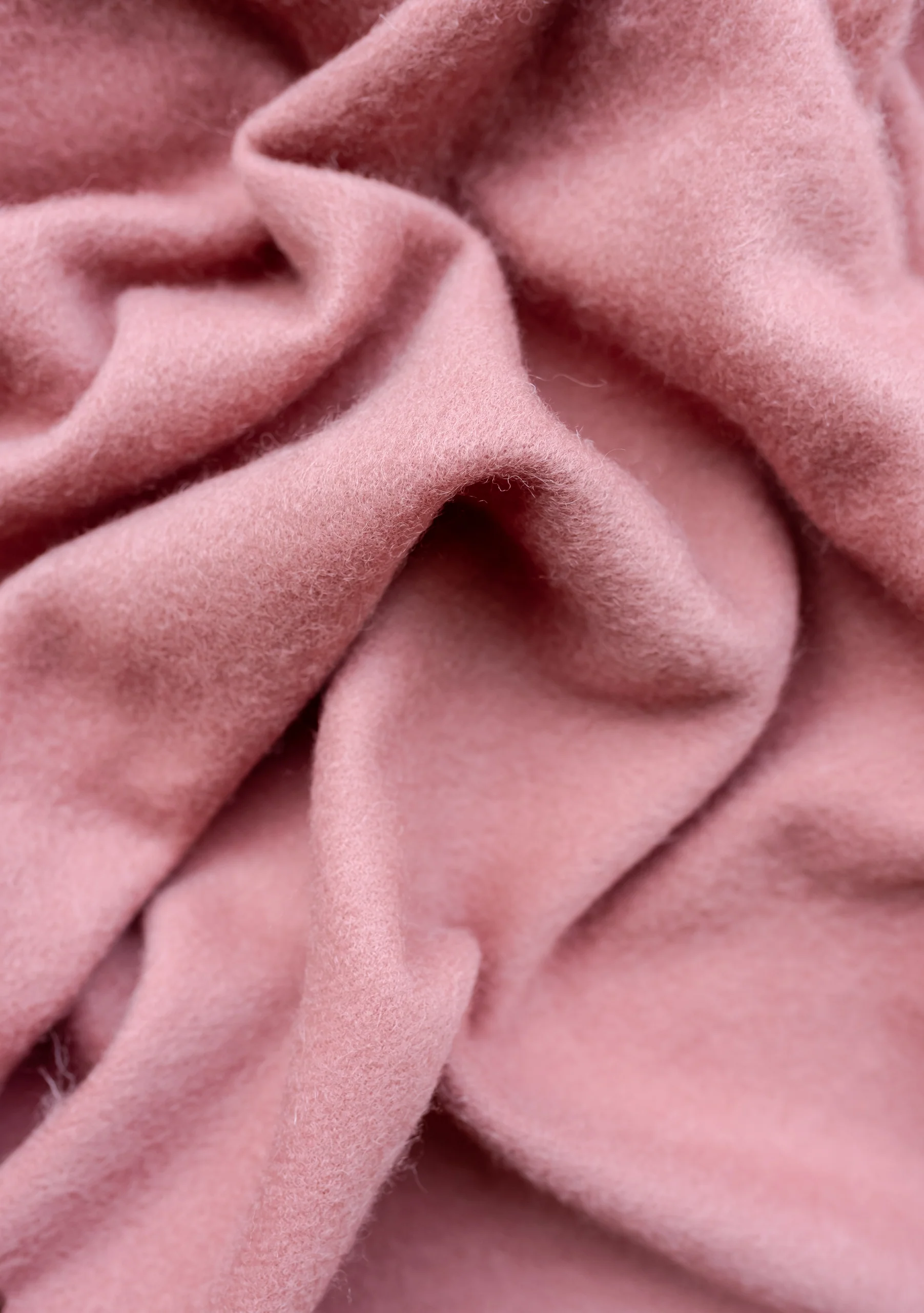 Lambswool Baby Blanket in Blush - Image 2